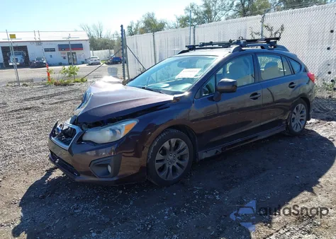 2013 Subaru Impreza 2.0I Sport Premium z USA, uszkodzony, nr VIN JF1GPAL64D1822192